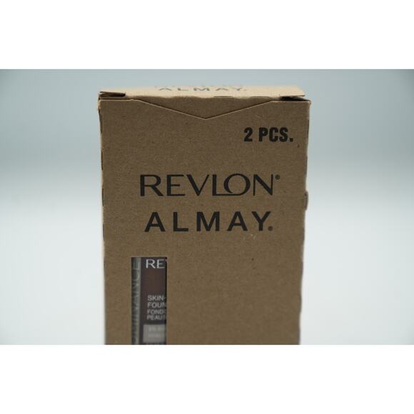 Revlon Illuminance Skin-Caring Foundation 605 + 501 1oz Duo Pack 5% Squalane - Picture 2 of 12
